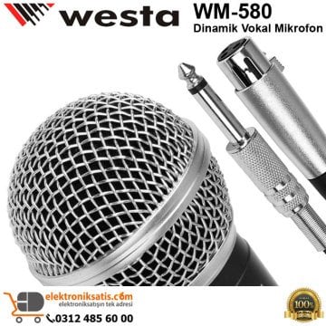 Westa WM-580 Dinamik Vokal Mikrofon