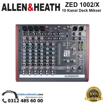 Allen Heath ZED 1002/X 10 Kanal Deck Mikser