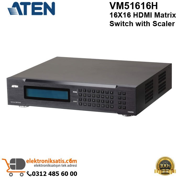 Aten VM51616H 16X16 HDMI Matrix Switch with Scaler