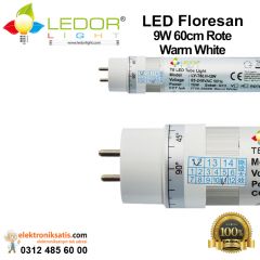 Ledorlight LED Floresan 9W 60 cm Rote Warm White