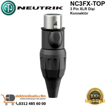 Neutrik NC3FX-TOP 3 Pin XLR Dişi Konnektör