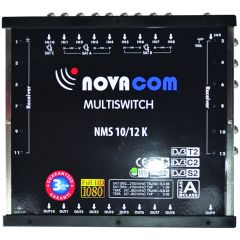 Novacom Multiswitch NMS10/12K 10 GİRİŞ 12 ÇIKIŞ DVB T2 C2 S2 FULL/HD Kaskatlı