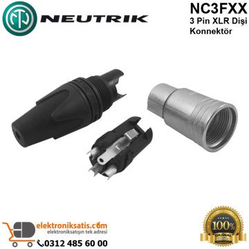 Neutrik NC3FXX 3 Pin XLR Dişi Konnektör
