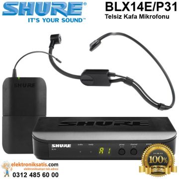 Shure BLX14E/P31 Telsiz Kafa Mikrofonu