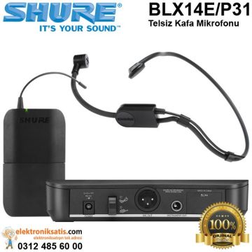 Shure BLX14E/P31 Telsiz Kafa Mikrofonu