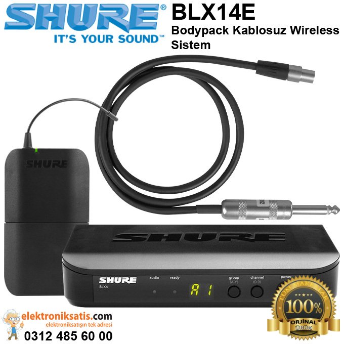 Shure BLX14E Bodypack Kablosuz Wireless Sistem