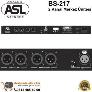 ASL BS-217 2 Kanal intercom Merkez Ünitesi