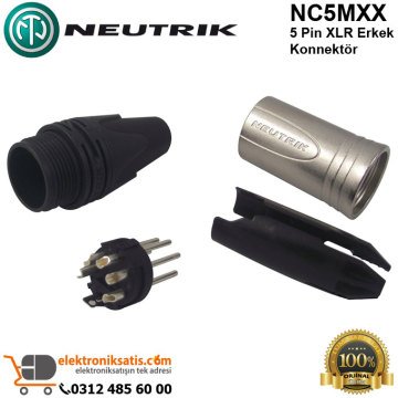 Neutrik NC5MXX 5 Pin XLR Erkek Konnektör