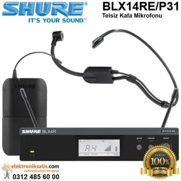 Shure BLX14RE/P31 Telsiz Kafa Mikrofonu