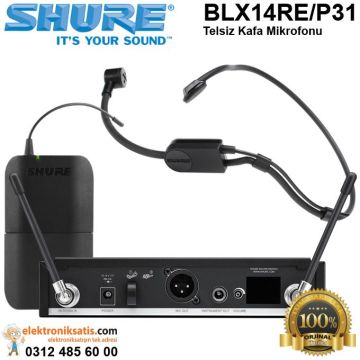 Shure BLX14RE/P31 Telsiz Kafa Mikrofonu