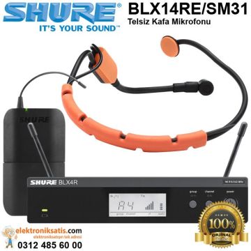 Shure BLX14RE/SM31 Telsiz Kafa Mikrofonu