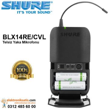 Shure BLX14RE/CVL Telsiz Yaka Mikrofonu