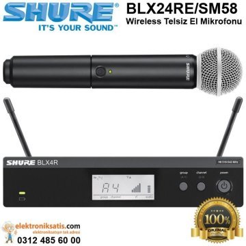 Shure BLX24RE/SM58 Telsiz El Mikrofonu