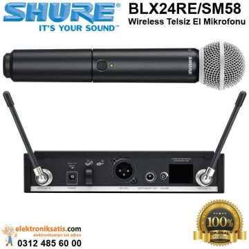Shure BLX24RE/SM58 Telsiz El Mikrofonu