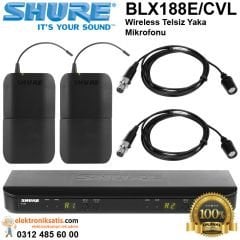 Shure BLX188E/CVL Wireless Telsiz Yaka Mikrofonu