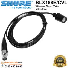 Shure BLX188E/CVL Wireless Telsiz Yaka Mikrofonu