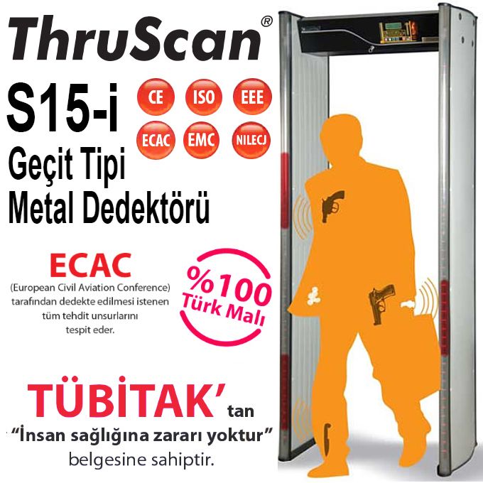 ThruScan S15-i Geçit Tipi Metal Dedektörü