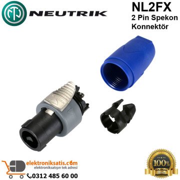 Neutrik NL2FX 2 Pin Spekon Konnektör