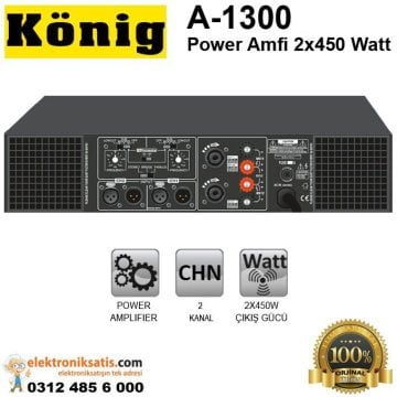 König A-1300 Power Amfi 2x450 Watt