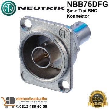 Neutrik NBB75DFG Şase Tipi BNC Konnektör