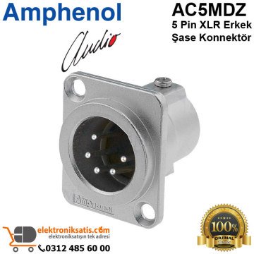 Amphenol AC5MDZ 5 Pin XLR Erkek Şase Konnektör