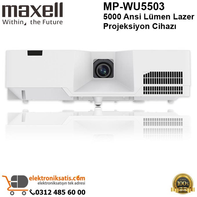 Maxell MP-WU5503 5000 Ansi Lümen Lazer Projeksiyon Cihazı