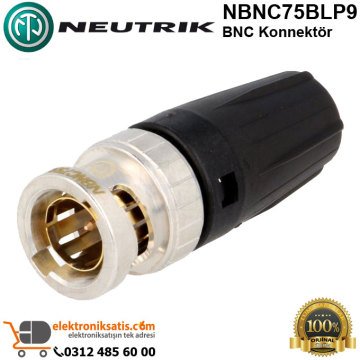 Neutrik NBNC75BLP9 BNC Konnektör