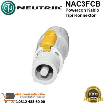 Neutrik NAC3FCB Powercon Kablo Tipi Konnektör