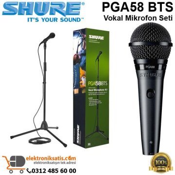 Shure PGA58 BTS Vokal Mikrofon Seti