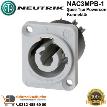 Neutrik NAC3MPB-1 Şase Tipi Powercon Konnektör