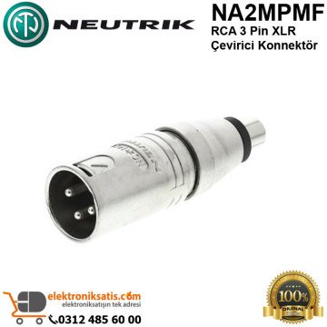 Neutrik NA2MPMF RCA 3 Pin XLR Çevirici Konnektör