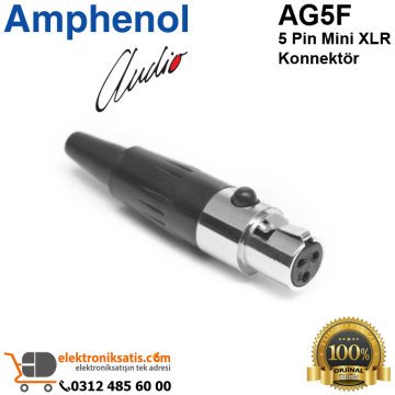 Amphenol AG5F 5 Pin Mini XLR Dişi Konnektör
