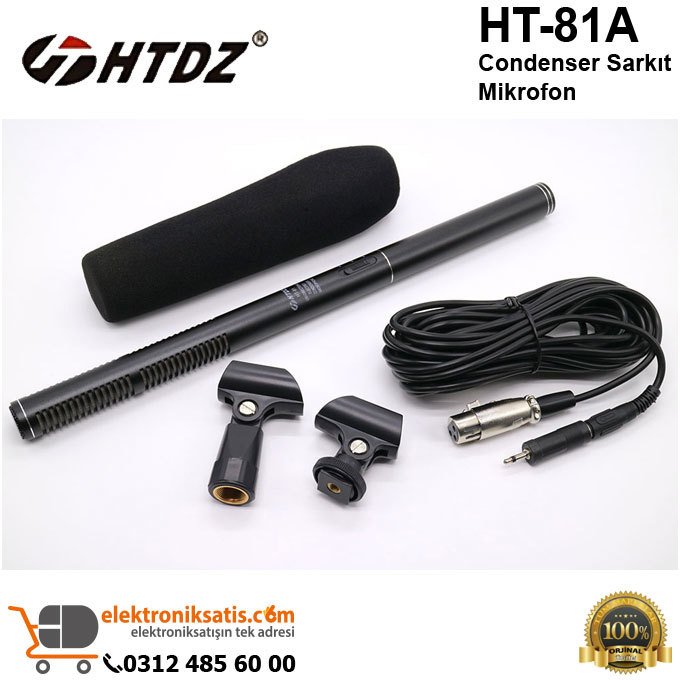 HTDZ HT-81A Condenser Sarkıt Mikrofon