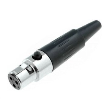 Amphenol AG3F 3 Pin Mini XLR Dişi Konnektör