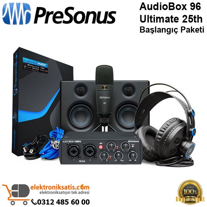PRESONUS AudioBox 96 Ultimate 25th Başlangıç Paketi