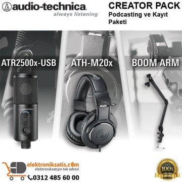 Audio Technica CREATOR PACK Podcasting ve Kayıt Paketi