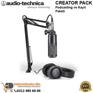 Audio Technica CREATOR PACK Podcasting ve Kayıt Paketi