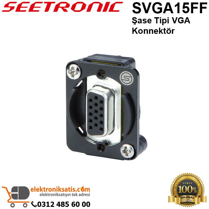 Seetronic SVGA15FF Şase Tipi VGA Konnektör