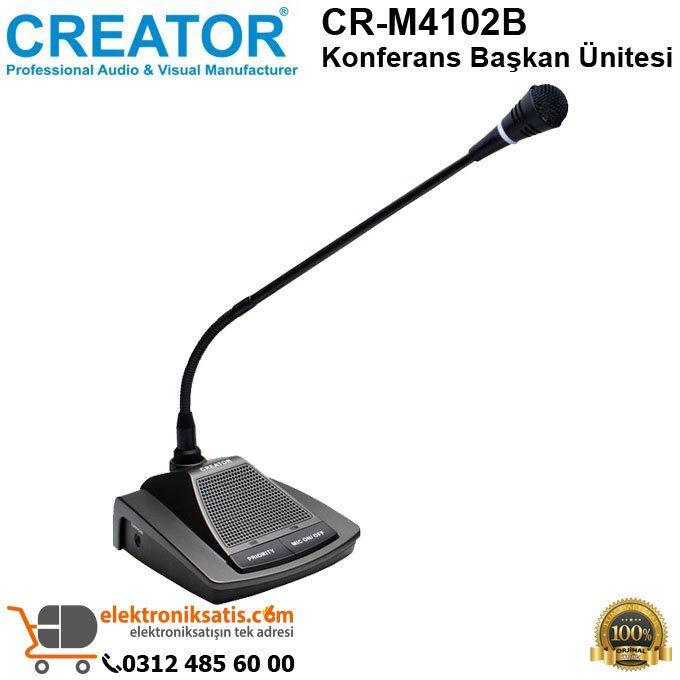 Creator CR-M4102B Konferans Başkan Ünitesi