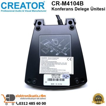 Creator CR-M4104B Konferans Delege Ünitesi