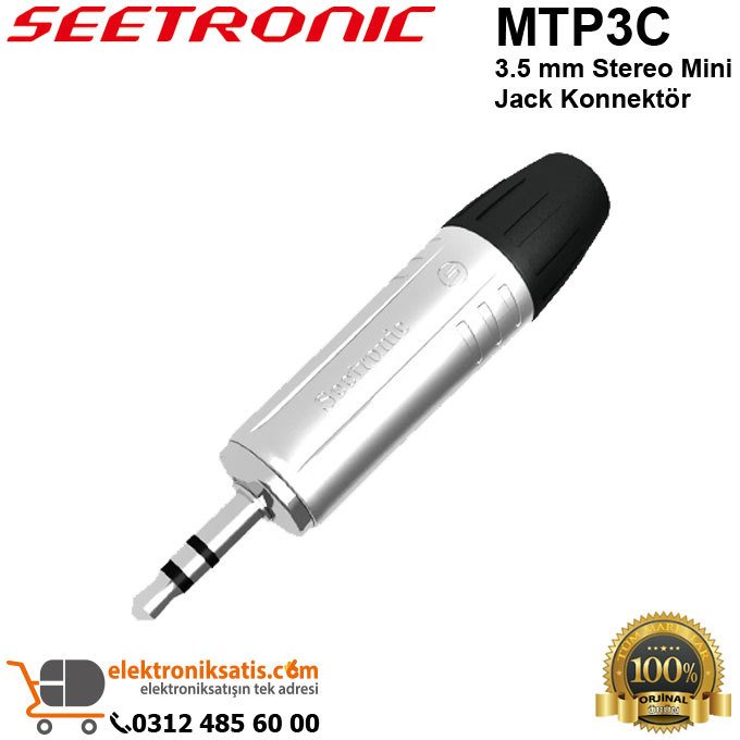 Seetronic MTP3C Stereo Mini Jack Konnektör