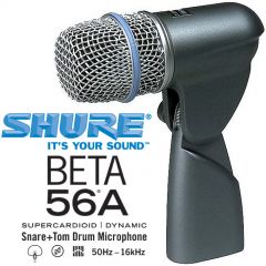 Shure Beta56A Enstrüman Davul Mikrofonu