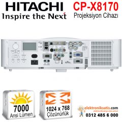 Hitachi CP-X8170 7000 Ansi Lümen Projeksiyon Cihazı