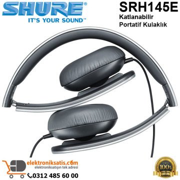 Shure SRH145E Katlanabilir Portatif Kulaklık