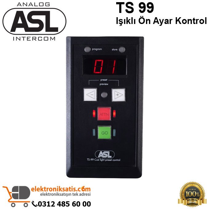 ASL TS 99 Cue Light Preset Control