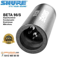 Shure BETA 98/S Süperkardioid Kondansatör Enstrüman Mikrofon