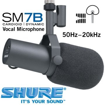 Shure SM7B Radyo TV Mikrofonu