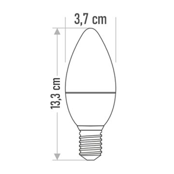 Cata CT-4079 7 Watt E14 Duy 3200K Günışığı Buji Led Ampul