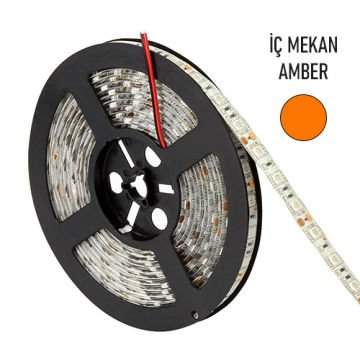 İç Mekan Şerit Led Cata 12V Amber 5 Metre Paket CT4485