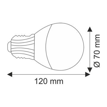 Helios Opto 7w Şarjlı Bataryalı Beyaz Led Ampul HS 2026